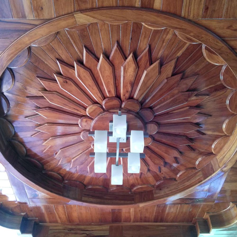 Wood Ceiling Medallion