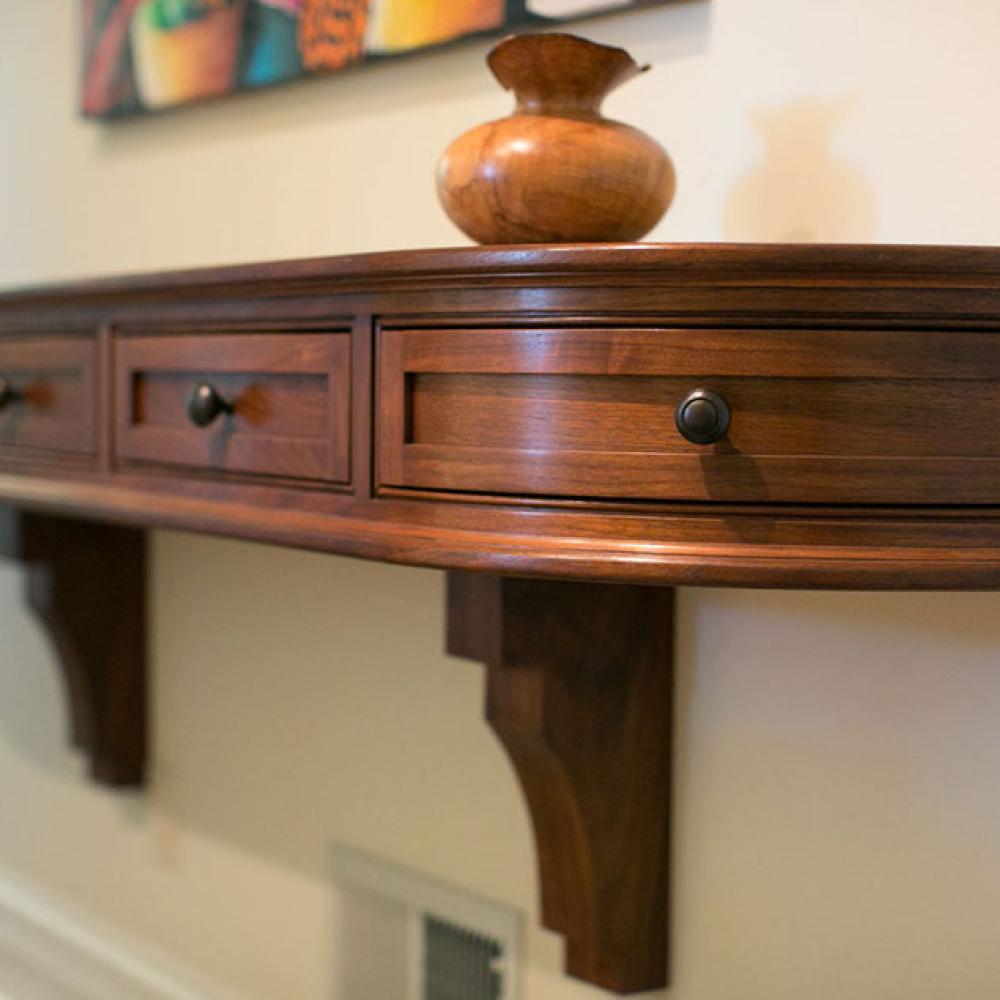 Curved Wall Shelf
